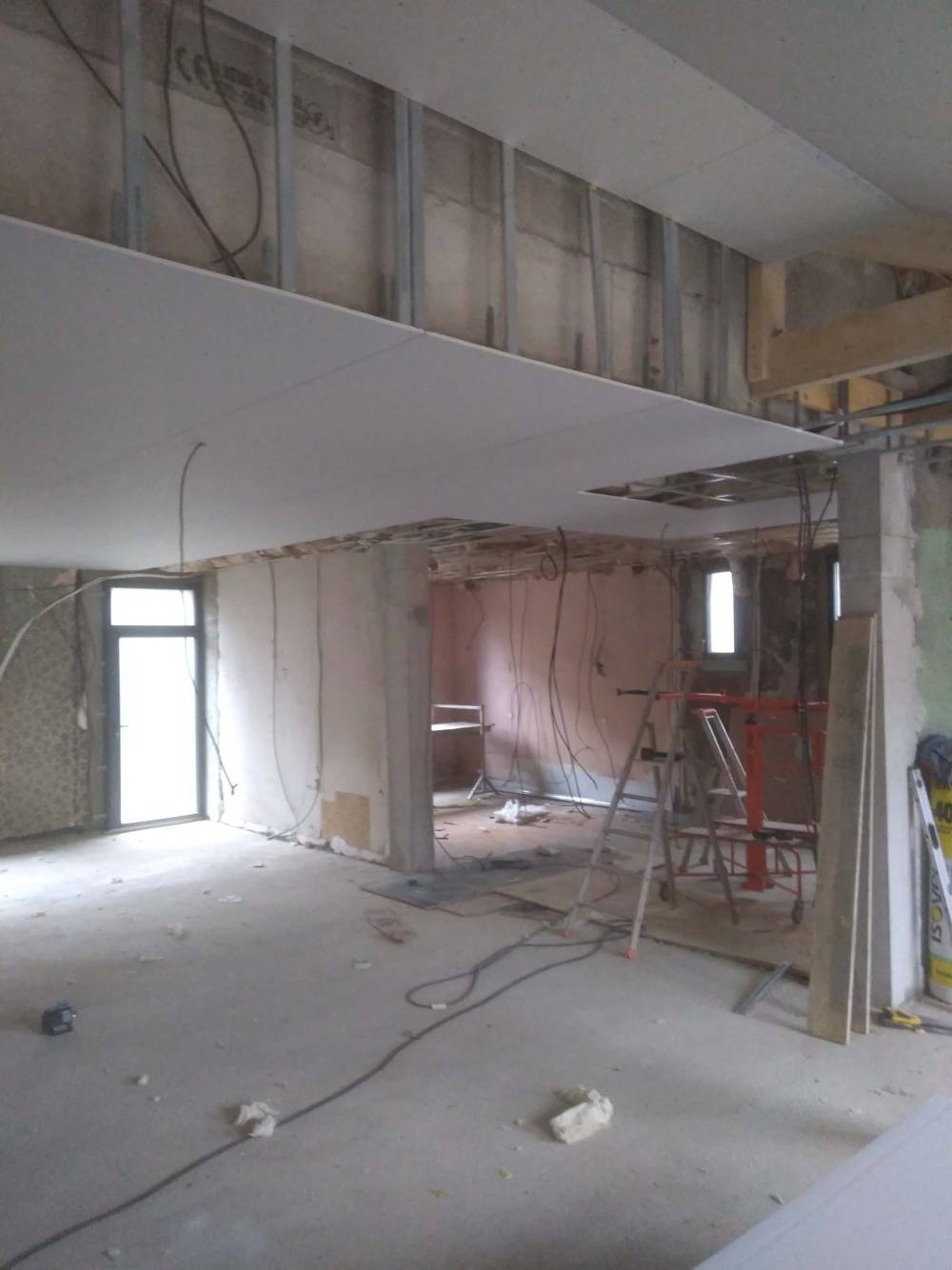 chantier interieur maison